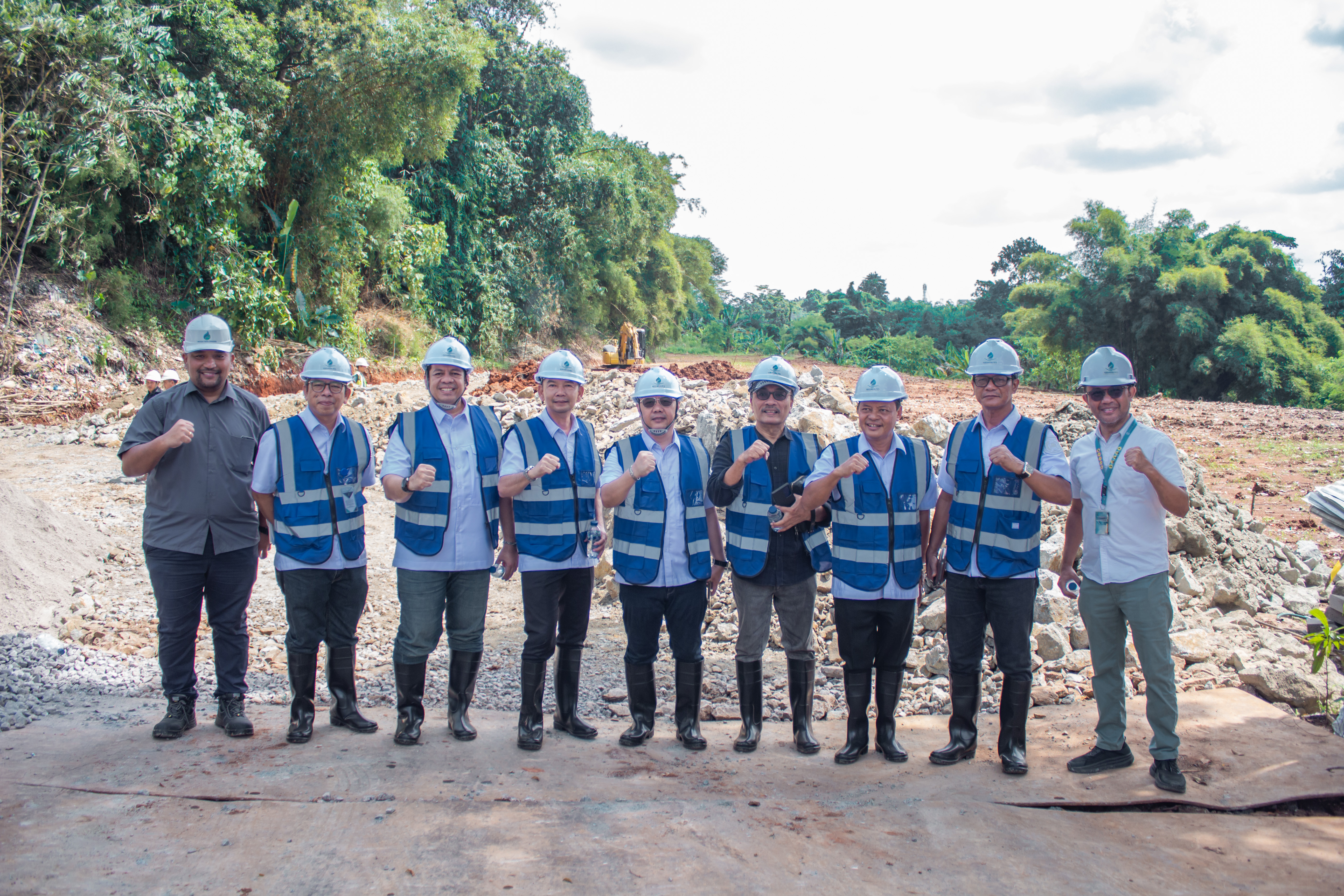 Kunjungan lapangan ke lokasi rencana pembangunan SPAM Angke 2 dan SPAM Cisadane
