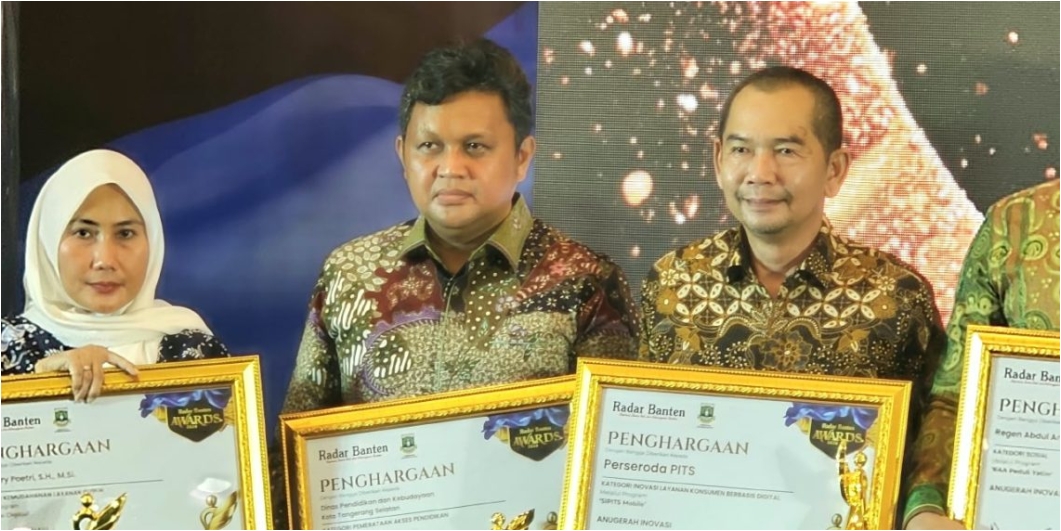Perseroda PITS Raih Radar Banten Award 2026 Berkat Inovasi SIPITS Mobile