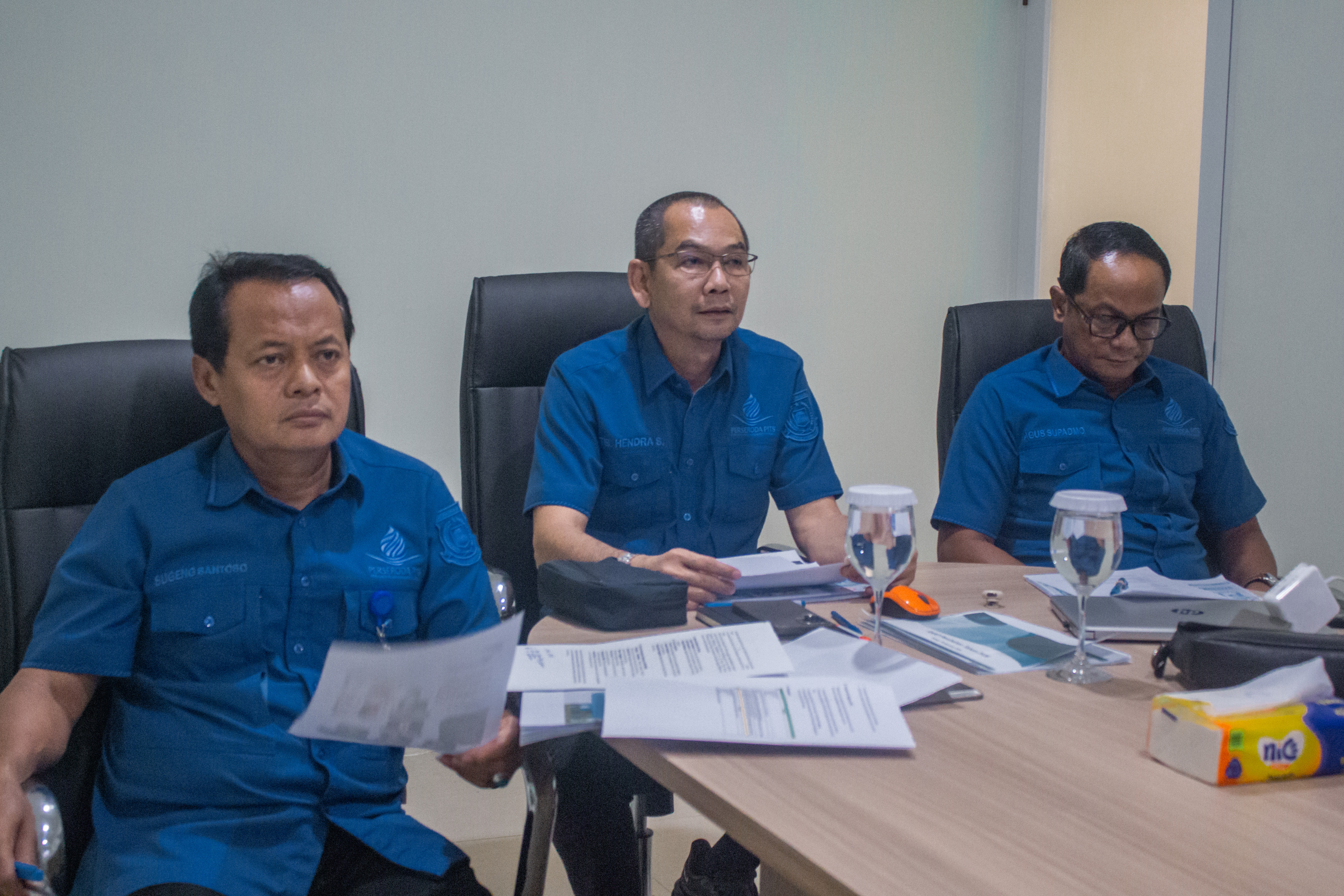 Presentasi Penjurian PPID yang diselenggarakan oleh Komisi Informasi Provinsi Banten.